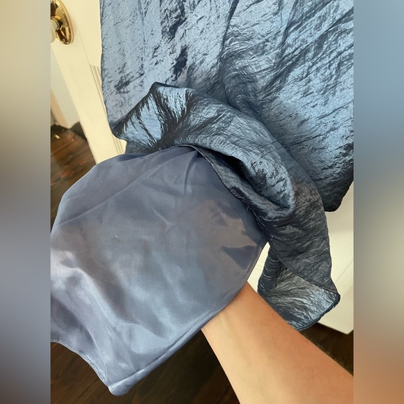 Jessica McClintock for Gunne Sax Millennium 2000 blue strapless formal gown 7 - Picture 4 of 6